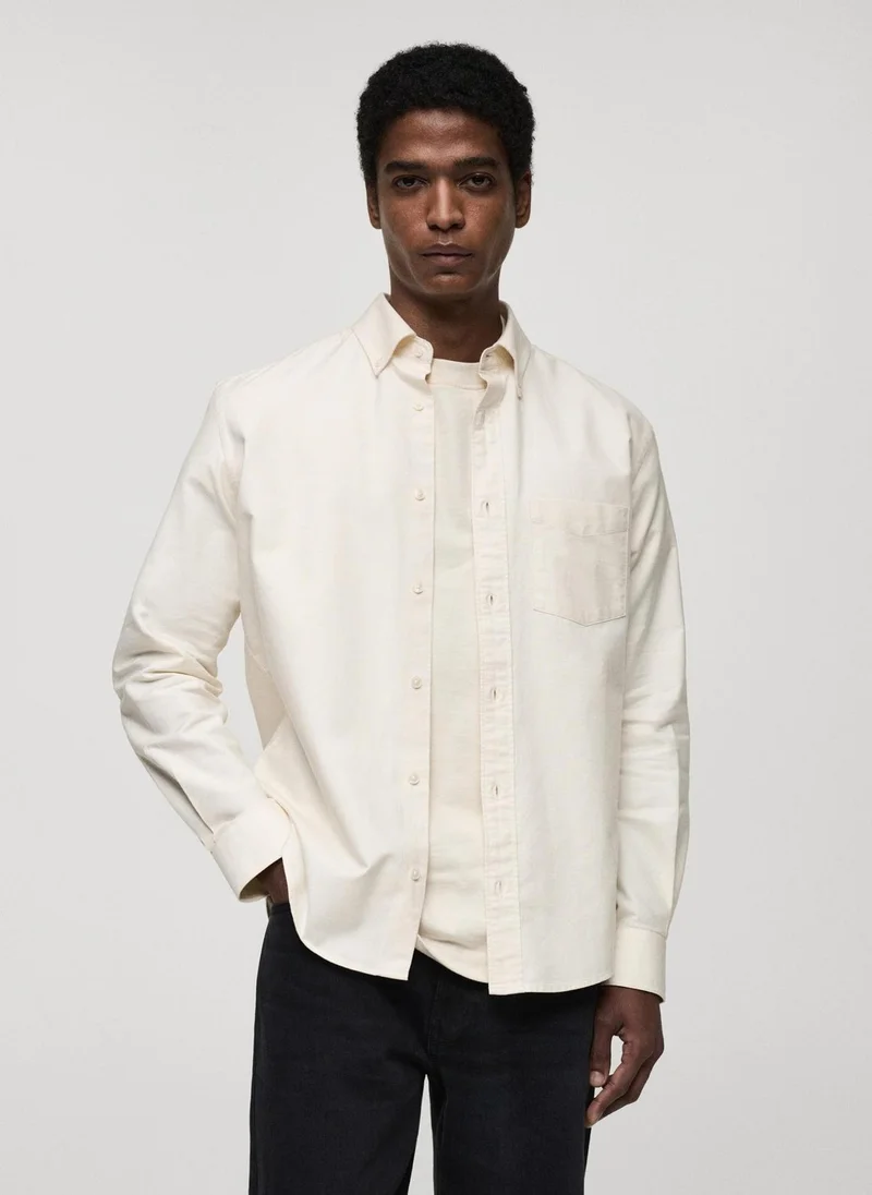Mango Man essential regular fit shirt